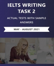 کتاب آیلتس رایتینگ تاسک 2 اکچوال تست (IELTS Writing Task 2 Actual Tests with Sample Answers (may _ August 2021