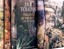 مجموعه 4 جلدی کتاب لورد آف د رینگز Lord of the Rings Illustrated Edition 1 to 4 Packed