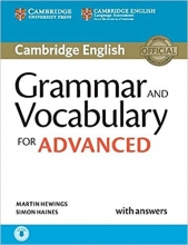 کتاب گرامر اند وکبیولری فور ادونس بوک Grammar and Vocabulary for Advanced Book