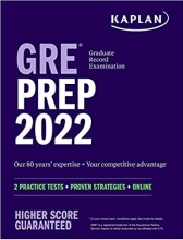 کتاب جی آر ای پرپ GRE Prep 2022: 2 Practice Tests + Proven Strategies