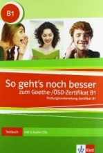 کتاب آزمون گوته آلمانی So gehts noch besser zum Goethe ÖSD Zertifikat B1 سبز رنگی