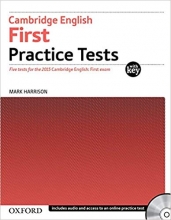 کتاب کمبریج اینگلیش فرست پرکتیس تست Cambridge English First Practice Tests سیاه و سفید