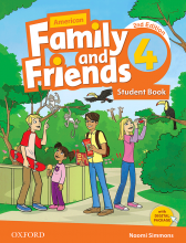 کتاب امریکن فمیلی اند فرندز ویرایش دوم American Family and Friends 2nd 4 سایز بزرگ رحلی