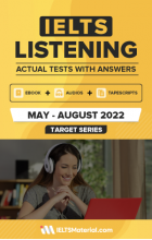کتاب ایلتس لیسنینگ اکچوال تست می - اگست IELTS Listening Actual Tests and Answers (May – August 2022)