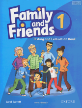 کتاب زبان فمیلی اند فرندز تست اند اولیشن Family and Friends Test & Evaluation 1