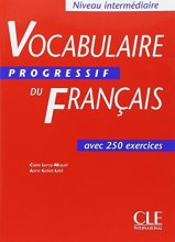 کتاب زبان Vocabulaire Progressive du Francais Niveau Intermedaire 2nd Edition
