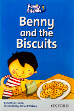 کتاب فامیلی اند فرندز ریدرز وان بنی اند بیسکویتز Family and Friends Readers 1 Benny and the Biscuits
