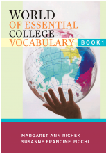کتاب ورلد آف اسنشیال کالج وکبیولری بوک World of Essential College Vocabulary book 1