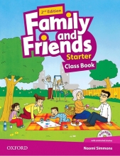 کتاب امریکن فمیلی اند فرندز استارتر ویرایش دوم رحلی American Family and Friends Starter 2nd edition چاپ دوم