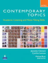 کتاب کانتمپوراری تاپیک Contemporary Topics intro 3th academic listening and note taking skills