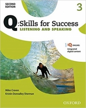 کتاب کیو اسکیلز فور ساکسس Q Skills for Success 2nd 3 Listening and Speaking رنگی