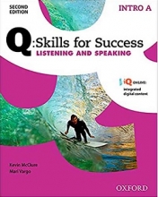کتاب یو اسکیلز Q Skills for Success 2nd Intro Listening and Speaking رنگی