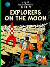 کتاب تین تین اکسپلورز آن د مون Tintin Explorers On The Moon