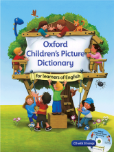 کتاب آکسفورد چیلدرنز پیکچر دیکشنری Oxford Childrens Picture Dictionary آبی