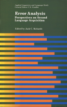 کتاب ارور آنالیسیز پرسپرکتیو آن سکند لنگویج آکوئزشن Error Analysis Perspectives on Second Language Acquisition