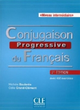 کتاب Conjugaison progressive Niveau intermediaire 2eme edition سیاه و سفید