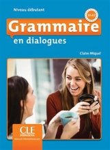 کتاب فرانسه گرامر این دیالوگ ویرایش دوم Grammaire en dialogues - debutant - 2eme edition سیاه و سفید