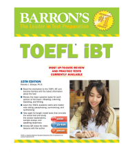خرید کتاب بارونز تافل آی بی تی ویرایش پانزدهم Barrons TOEFL iBT 15th