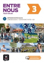 کتاب فرانسه آدخ نو Entre nous 3 B1 Livre de l'élève Cahier d'activités