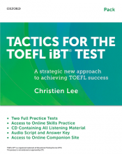 خرید کتاب تاکتیکز فور تافل آی بی تی تست Tactics For The TOEFL IBT Test+Booklet