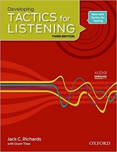 کتاب تکتیس فور لیسنینگ Developing Tactics for Listening Third Edition رحلی - تحریر