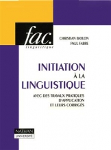 کتاب Initiation a la linguistique