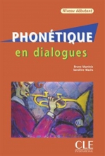 کتاب Phonetique en dialogues debutant سیاه و سفید
