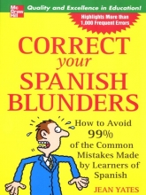 کتاب اسپانیایی کارکت یور اسپنیش بلاندرز correct your spanish blunders رنگی