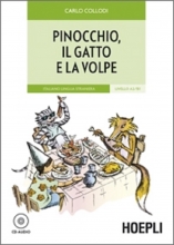 کتاب داستان ایتالیایی Pinocchio, il gatto e la volpe