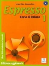 کتاب  Espreesso 1 A1 corso di italiano libro dello studente ed esercizi +esercizi supplementari