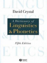 کتاب دیکشنری آف لینگویستیکز اند فونتیکز ویرایش پنجم A Dictionary of Linguistics and Phonetics 5th Edition