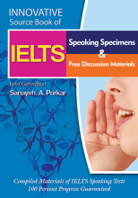 کتاب اینو ویتر سوکر بوک آف آیلتس اسپیکینگ اسپسیمنس اند فری دیسکاشن متریالز Innovative Source Book of IELTS Speaking Specimens &