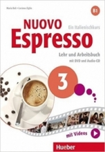 کتاب ایتالیایی اسپرسو Nuovo Espresso 3 (Italian Edition): Libro Studente B1 رنگی