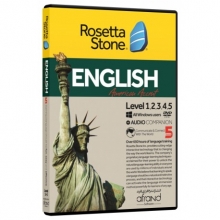 نرم افزار خودآموز زبان انگلیسی رزتا استون اینگلیش امریکن اکسنت ROSETTA STONE ENGLISH - AMERICAN ACCENT