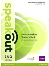 کتاب معلم اسپیک اوت ویرایش دوم پری اینترمدیت Speakout 2nd Pre Intermediate Teachers Book