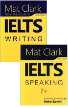 Mat Clark IELTS Writing + Speaking خرید کتاب مت کلارک رایتینگ اسپیکینگ