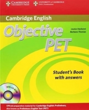 کتاب آبجکتیو پی ای تی ویرایش دوم Objective PET (2nd) S.B+W.B+For school سیاه و سفید