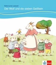 کتاب DER WOLF UND DIE SIEBEN GEISSLEIN داستان آلمانی کودکان رنگی