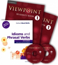 خرید مجموعه کتاب های ویوپوینت ۱ آیدیومز اند فارسال وربز اینترمدیت ViewPoint 1+Idioms and Phrasal Verbs intermediate