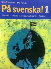 كتاب På svenska! 1 Lärobok Svenska som främmande språk A1 &A2 سیاه و سفید