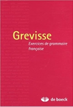کتاب فرانسه Grevisse exercices de grammaire francaise