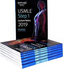 مجموعه 7 جلدی کتاب یو اس ام ال ای استپ لکچر نوت USMLE Step 1 Lecture Notes 2019: 7-Book Set (Kaplan Tes t Prep) 1st Editi رنگی