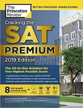 کتاب کرکینگ ست پرکتیس تست Cracking the SAT Premium Edition with 8 Practice Tests 2019