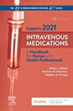 کتاب گهارت 2021 اینتراوینوس مدیکیشنز Gahart’s 2021 Intravenous Medications 37th Edition2020
