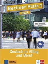 کتاب برلینر پلاتز Berliner Platz Neu Lehr Und Arbeitsbuch 4 رنگی