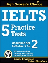 کتاب آیلتس 5 پرکتیس تست آکادمیک ست IELTS 5 Practice Tests, Academic Set 2: Tests No. 6-10