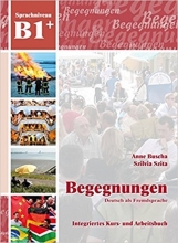 کتاب بگگنونگن Begegnungen Kurs und Arbeitsbuch B1 سیاه و سفید