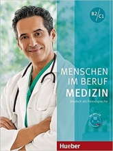 کتاب منشن ایم بروف مدیزین Menschen im Beruf Medizin Kursbuch B2_C1 رنگی