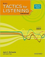 کتاب تکتیس فور لیسنینگ Basic Tactics for Listening Third Edition رحلی - تحریر