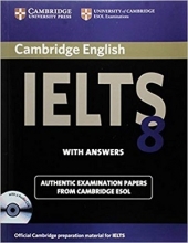 کتاب آیلتس کمبیریج IELTS Cambridge 8 تک رنگ